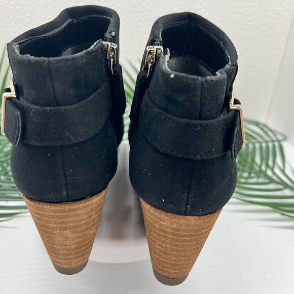 Dr. Scholls Womens Black Cameo Wedge Bootie Boots Shoes Size 7 - Picture 6 of 11